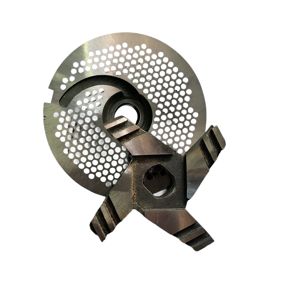 J.disco y cuchilla Nº 42 Ø 3,5/ ov Inox con Plaqueta